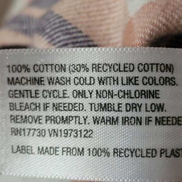 Universal Threads Flannel Shirt Womens XL Plaid Oversized Boyfriend Button Up - Picture 12 of 12